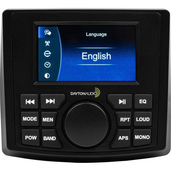 Main product image for Dayton Audio MH450 Waterproof 4-Channel Marine Stereo Receiver with Bluetooth and Video Input 50W310-290